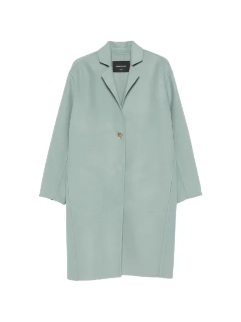 Fabiana Filippi knot-detail single-breasted coat Green CTD216F189D867