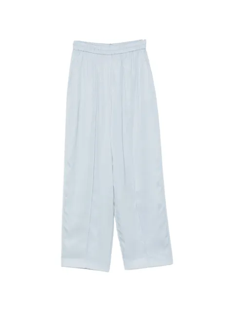 Fabiana Filippi elasticated-waistband trousers Blue PAD216F336M299