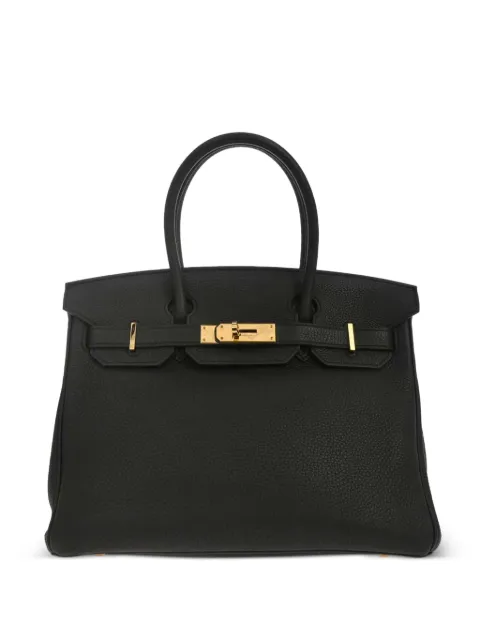 Hermès Pre-Owned 2019 Togo Birkin 30 handbag Black 177982