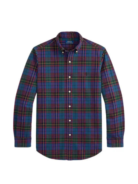 Polo Ralph Lauren tartan-print button-down shirt Green 710B30157001