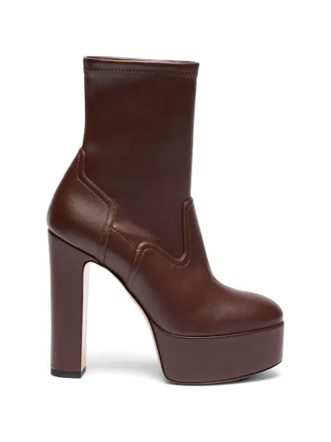 Casadei Patty platform ankle boots Brown 1R532A1301LAABD2608