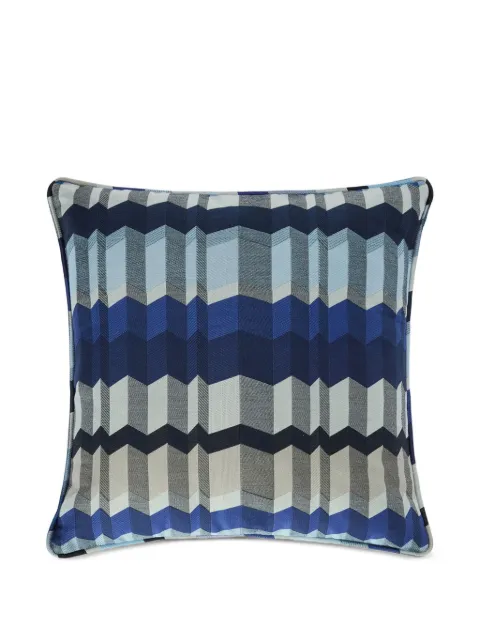 Missoni Home Positano zigzag cushion Blue 1F4CU00759