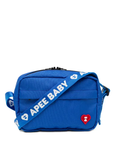 APEE™ by *A BATHING APE® heart-patch mini bag Blue 00CBAM202314L