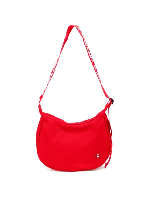 APEE™ by *A BATHING APE® logo-patch shoulder bag Red 00CBAM202318L