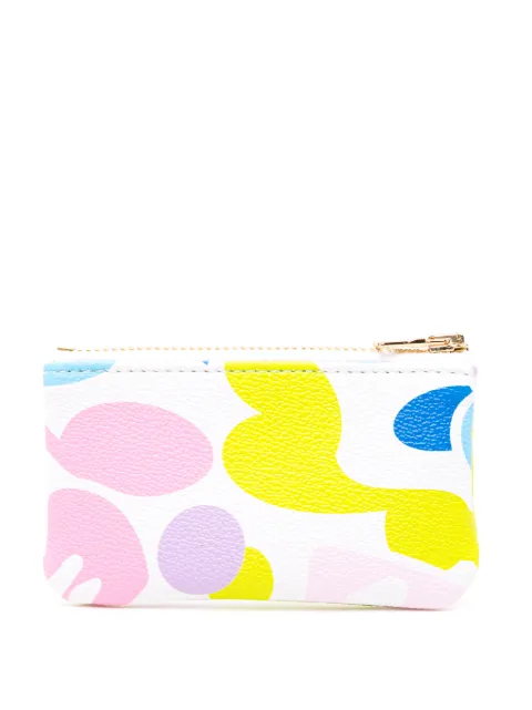 APEE™ by *A BATHING APE® heart-motif ball-chain cardholder White 0PXSGAS299A6QMLA00F