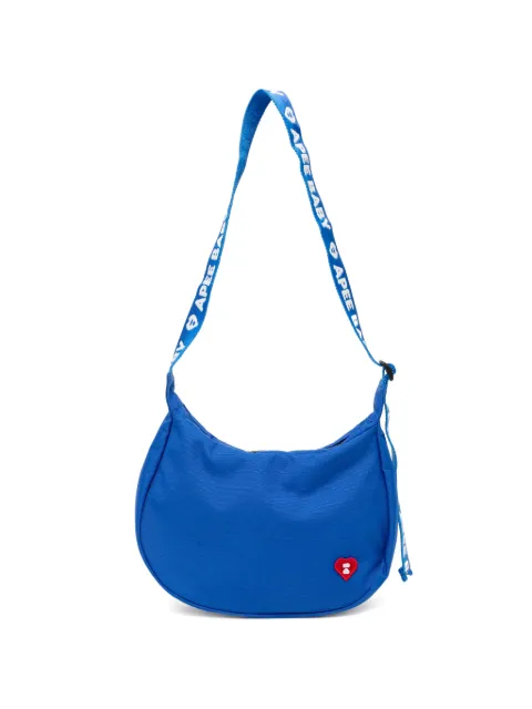 APEE™ by *A BATHING APE® heart-patch shoulder bag Blue 00CBAM202318L