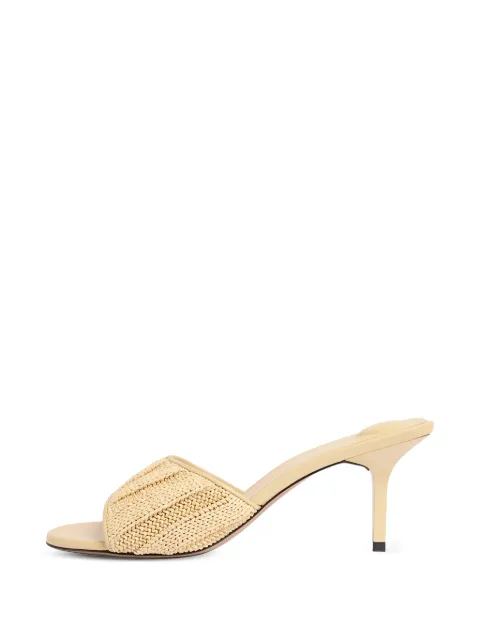 Jacquemus The Cubisto heeled mules Neutrals FOW00167AW00851