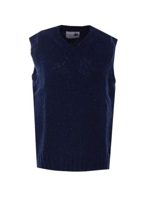 Howlin' Cosmic V-neck knitted vest Blue COSMICSPIELENAVY