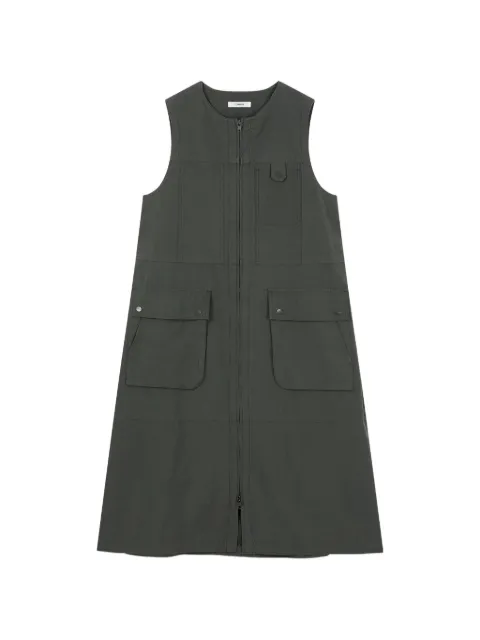 TOMBOY cargo-pocket sleeveless dress Green 9106241223