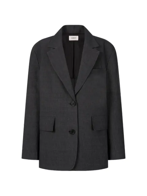 TOMBOY notched-lapel linen blazer Grey 9106212205