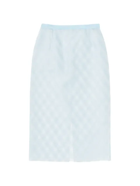 Auralee silk midi skirt Blue A26SS02SOLIGHTBLUE