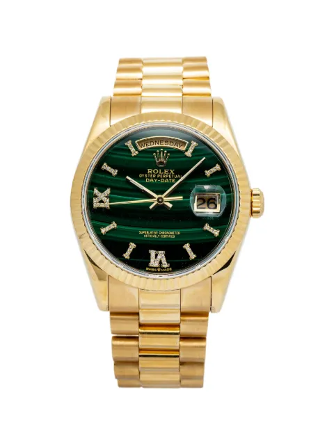 Rolex Day-Date 36mm watch Green 118238