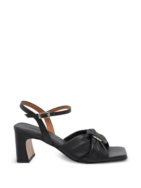 ANGEL ALARCON ring-detail knotted sandals Black 26034528QNEXTNEGRO