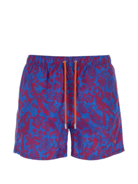 Gallo parrot-print swim shorts Blue AP516744