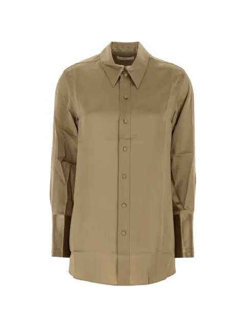 Co button-fastening shirt Brown 2466NLSCS26