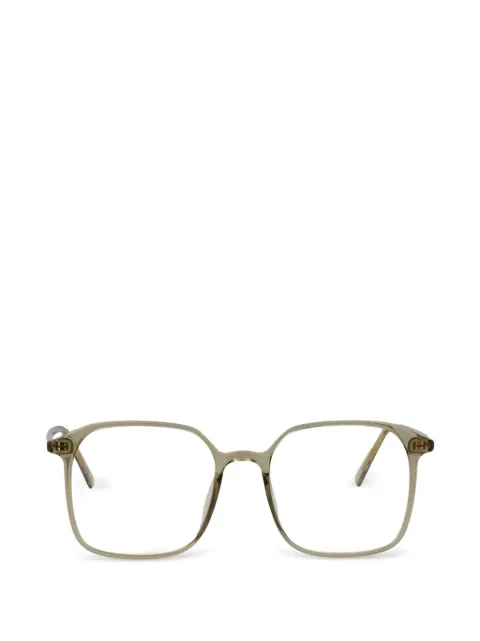 VALENTINO GARAVANI EYEWEAR geometric-frame glasses Green VG0022O