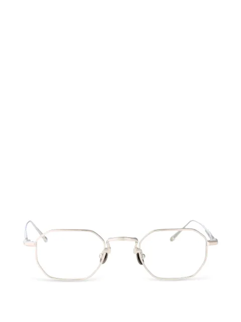 Matsuda geometric-frame glasses Silver M3166