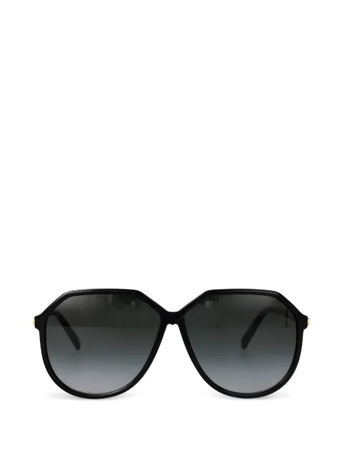 VALENTINO GARAVANI EYEWEAR VLogo geometric-frame sunglasses Black VG0026S