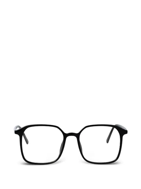 VALENTINO GARAVANI EYEWEAR VLogo geometric-frame glasses Black VG0022O