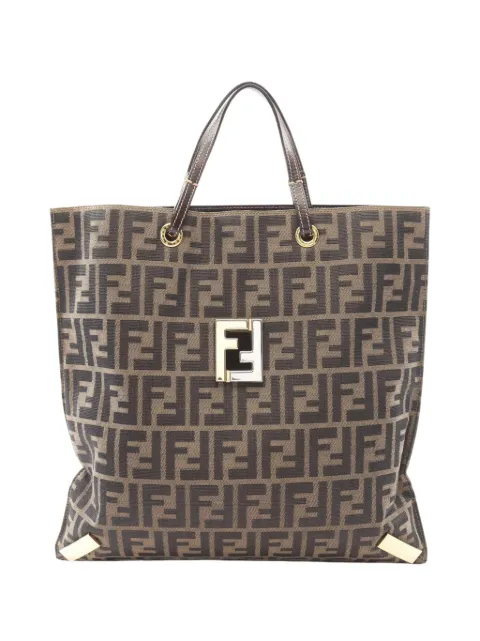 Fendi Pre-Owned 2010-2026 Zucca Canvas tote bag Brown PE0RDME87NDMWO1P