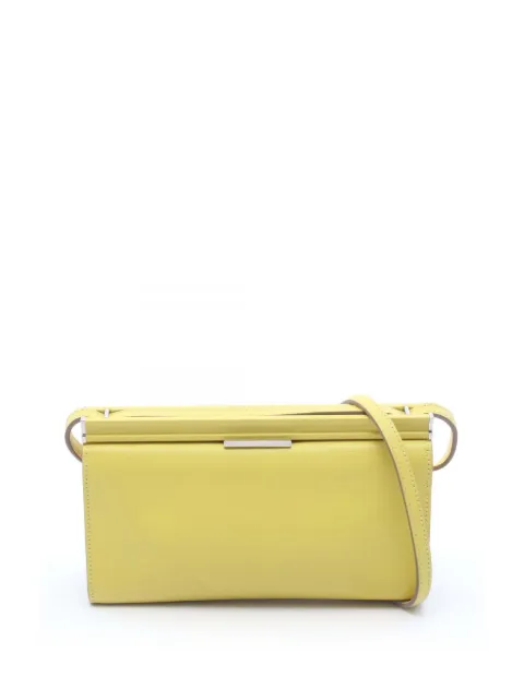 Hermès Pre-Owned 2019 Evergrain Clic H 21 crossbody bag Yellow DY7VMDZY4SPL8PV7