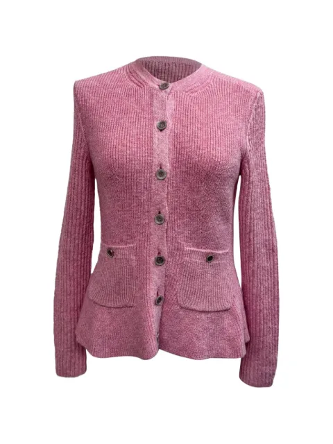 CHANEL Pre-Owned knitted button-down cardigan Pink RFCPUGBCL738409W