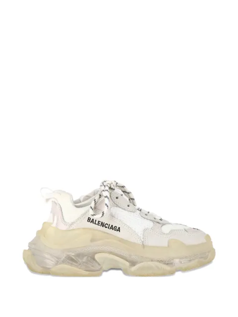 Balenciaga Pre-Owned Triple S Clear Sole sneakers Neutrals BAPUGBSH737882W