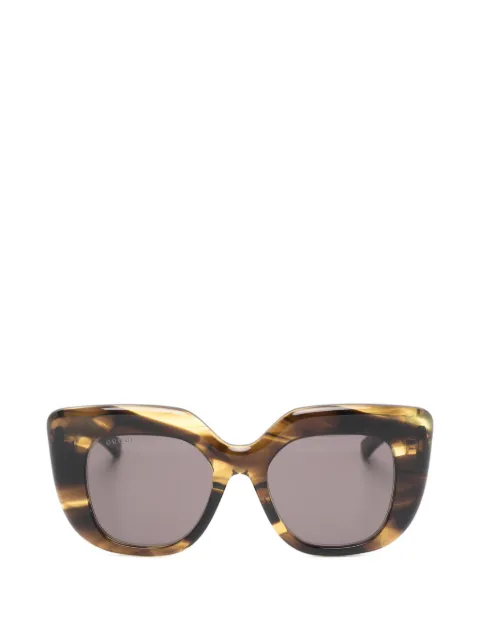 Gucci Eyewear cat-eye frame sunglasses Brown GG2030S