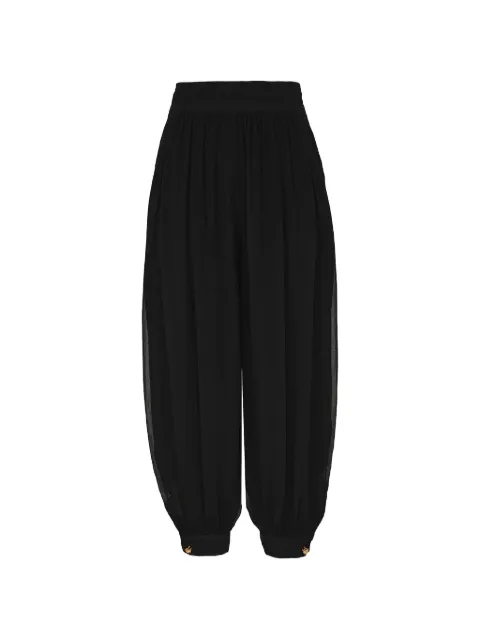 ZIMMERMANN Luna Billow trousers Black 7880PS261