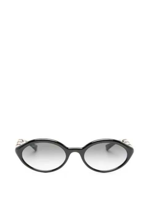 Gucci Eyewear Bamboo round-frame sunglasses Black GG2059S