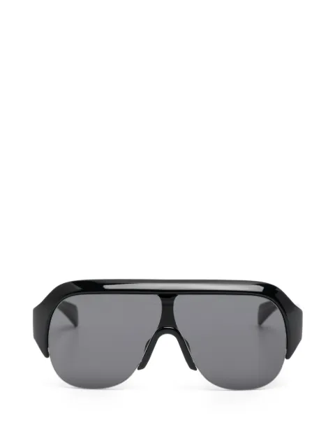 Gucci Eyewear geometric-frame logo-embossed sunglasses Black GG2023S