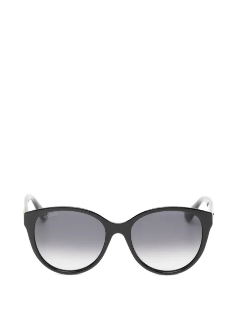 Gucci Eyewear Double G round-frame sunglasses Black GG0631S