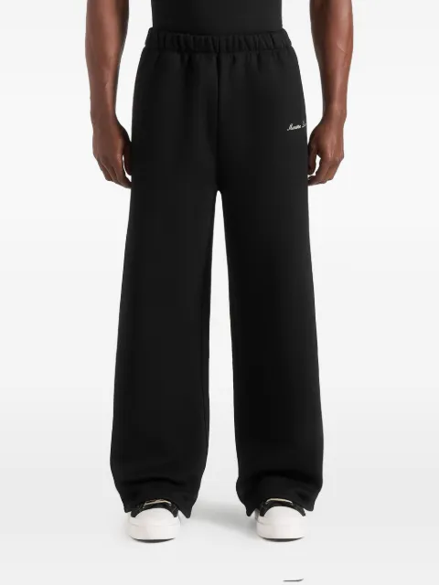 Manière De Voir Morgan unisex whipstitch regular joggers Black UNX0058