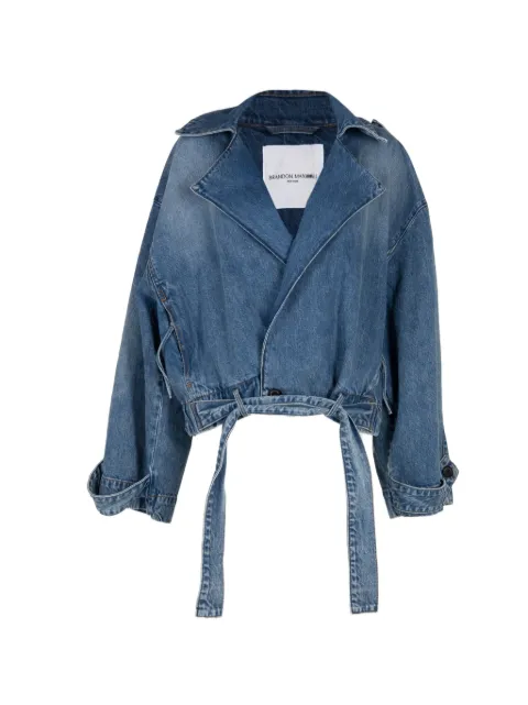 Brandon Maxwell Regan denim jacket Blue DM138SS26
