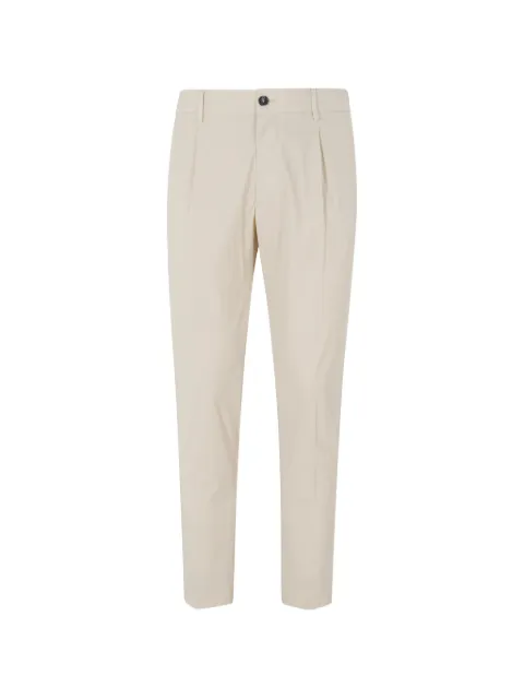 BE ABLE pleated slim-fit trousers Neutrals PSS26098
