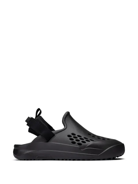 Clearweather Switchback touch-strap mules Black CWP001004