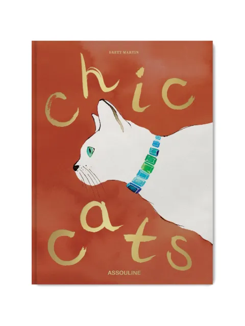 Assouline Chic Cats book Orange 9781649806871