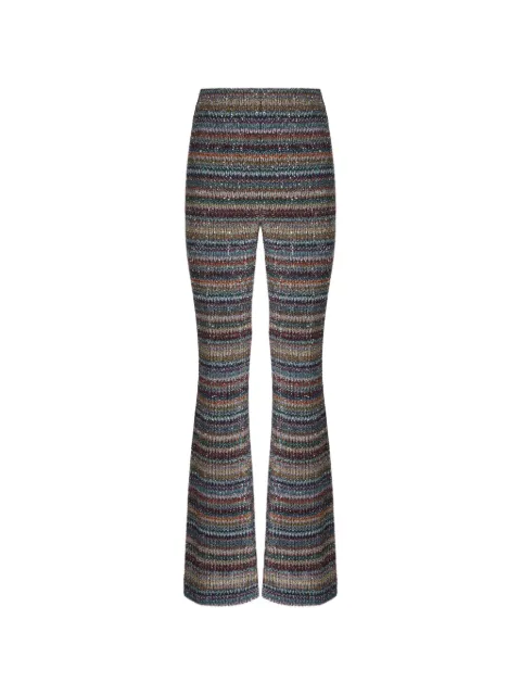 Missoni sequin-embellished zigzag-knit trousers Blue DS26WI09BC006Q