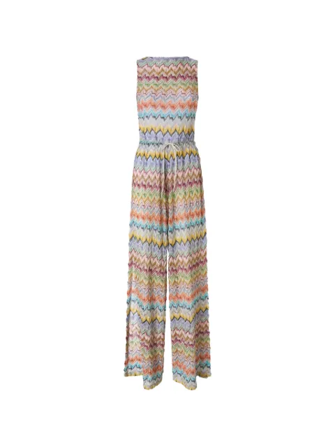 Missoni Zigzag-knit jumpsuit Grey MS26WG00BR015Y