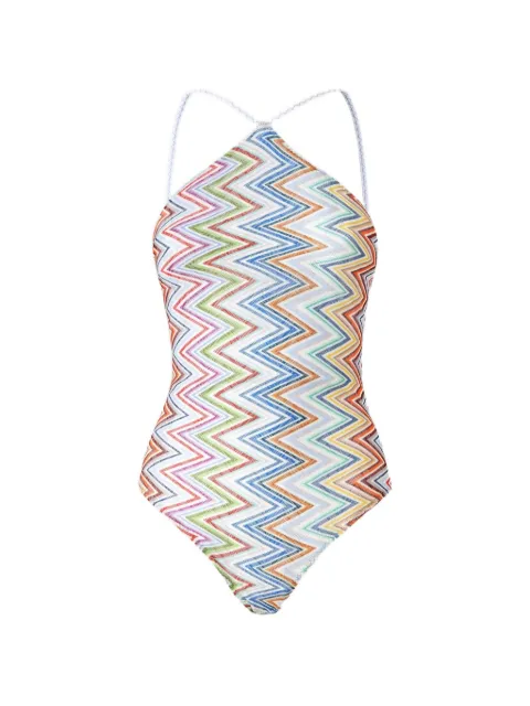 Missoni zigzag-knit swimsuit White MC26SP05BR0161