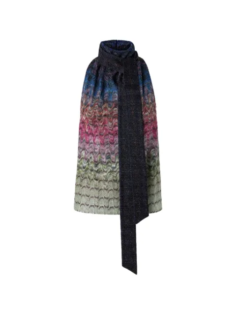 Missoni top with iridescent kaleidoscopic motif Blue DS26WK0LBR0160