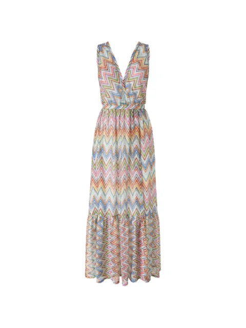 Missoni zigzag-knit beach dress White MS26WQ01BR0161