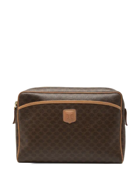 Celine Pre-Owned 2013 Macadam Coated Canvas clutch bag Brown GJLE0RT1UQG7YQWX