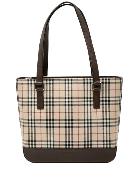 Burberry Pre-Owned 2000-2017 House Check Canvas tote bag Neutrals FFOJ3S9VMP8FXLH5