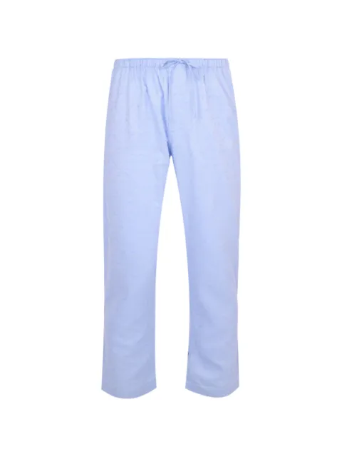 Zimmerli logo-print pajamas Blue 4286Z75182