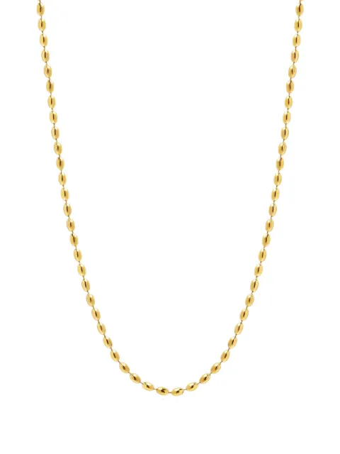 Nialaya Jewelry beaded-chain necklace Gold MNEC457