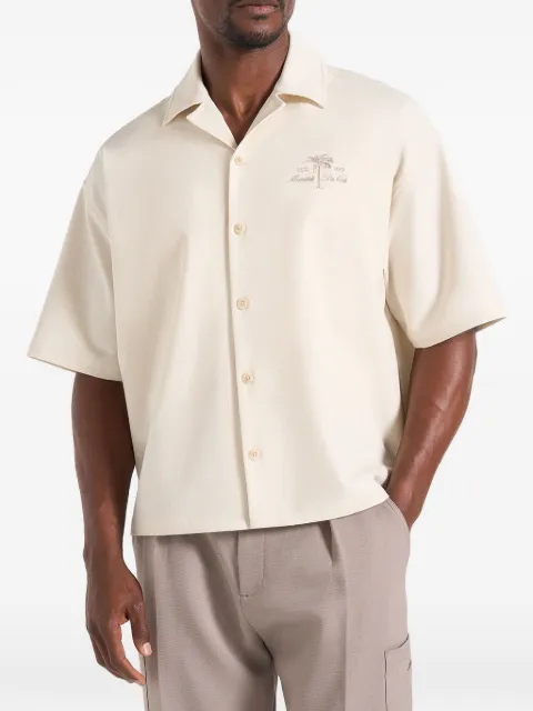 Manière De Voir Alexis unisex cote d'azur boxy shirt Neutrals UNX0038