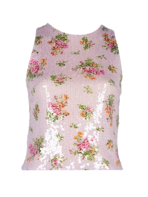 Brandon Maxwell Noemi tank top Pink TP617SS26