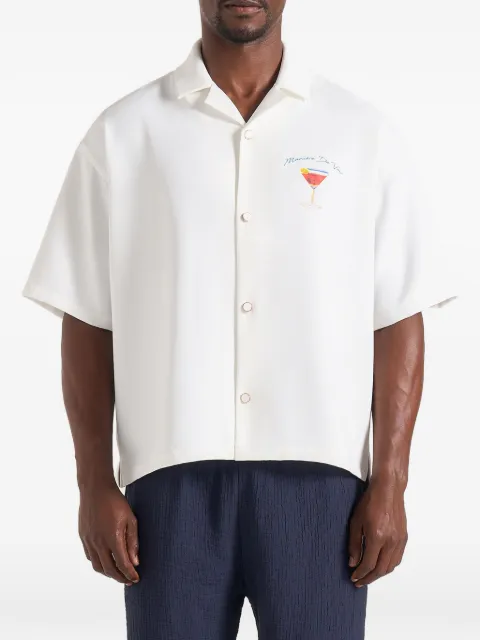 Manière De Voir St. Barts relaxed fit shirt White MAN3622