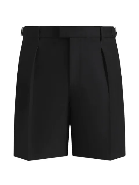 Manière De Voir Marin tailored pleated shorts Black MAN34311